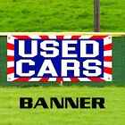 Used Cars Flag Auto Dealer Advertising Banner Vinyl Automotive Business Sign