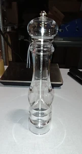 Bisetti Milano 13 Inch Clear Acrylic Pepper Mill - Picture 1 of 4