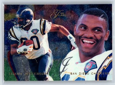 1995 Flair #181 Shawn Jefferson  San Diego Chargers - Image 1 of 2