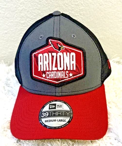 Cappello Arizona Cardinals Grigio Rosso Nuova Era 2021 NFL Draft Trucker 39THIRTY M/L - Foto 1 di 9