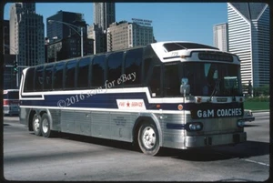 G&M Coaches Prevost PTS-47 Five Star Service at Chicago Original Kodachrome - Bild 1 von 1