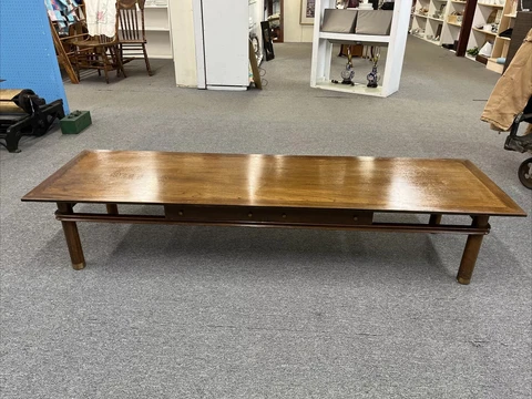 MCM Bert England 6’ Long Table or Bench by Johnson Furniture Co. Grand Rapids MI Cover