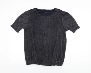 Klass Womens Blue Polyamide Basic T-Shirt Size L Round Neck - Picture 1 of 10
