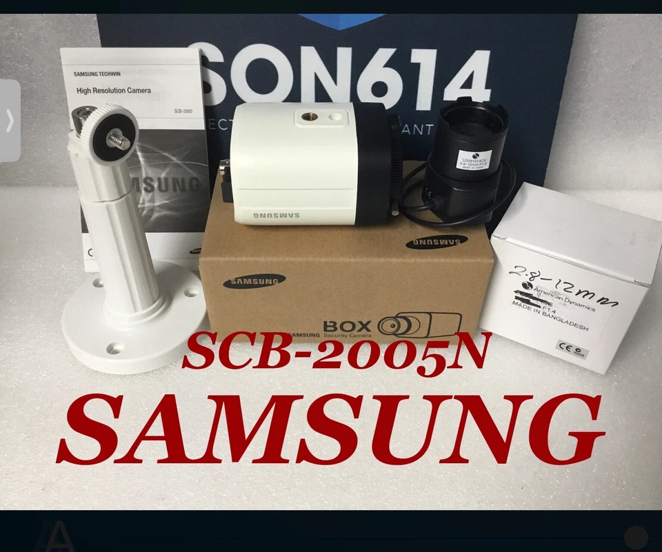 Security Color Camera 2.8-12mm 700TVL OSD 960H NTSCBracket SAMSUNG SCB-2005N NEW - Image 1 of 4