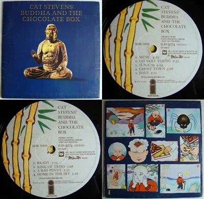 CAT STEVENS BUDDAH AND THE CHOCOLATE BOX 1974 GF COVER MEGARARE CHILEAN PRESS!!! - Image 1 of 4