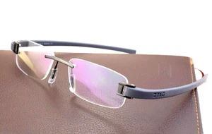 RSINC Rahmenlose Rahmen für Herren Damen Brille Gun Grau- 50-18-140 Tag A1 - Bild 1 von 16