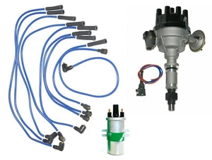 Distributor Rover SD1 3.5 V8 from1984 Assembled UK 35DM8 + HT-Leads + Coil - Picture 1 of 4