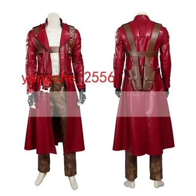 Devil May Cry 3 Dante Juegos con disfraces Trajes de custodio Hombres para Hallowen Show Conjunto de uniforme Foto 1 de 4