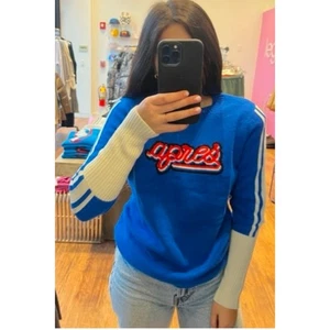 Suéter de esquí Never A Wallflower Cashmere Apres Intarsia mediano M NUEVO NUEVO CON ETIQUETAS - Imagen 1 de 5