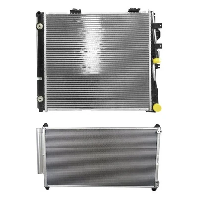 Kit de radiador y condensador de refrigeración de alcance para Mercedes-Benz E320 1994-1995 Foto 1 de 2