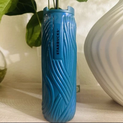 Vaso aislado al vacío sirena azul aguamarina Starbucks 2025 nuevo con etiquetas Foto 1 de 4