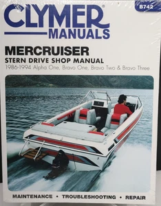 Clymer MerCruiser Stern Drive Shop Manual 1986–1994 – Service & Repair - Picture 1 of 4