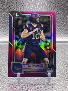 Bowman U 2025 cromo #41 CADEN VELTKAMP 1er refractor verdadero Fuscia/225 - Imagen 1 de 2