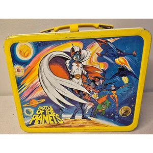 Vintage Battle Of The Planets Cartoon Superheroes 1979 Metal Lunchbox No Thermos - Picture 1 of 10