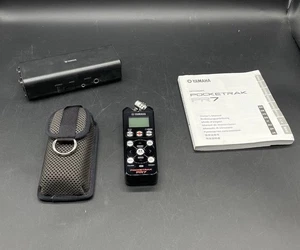 Yamaha Pocketrak PR7 registratore PCM lineare compatto con adattatore microfono manuale custodia morbida - Foto 1 di 24