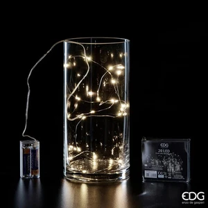 EDG Enzo De Gasperi Luci Natale MicroLed X 20 140 + 50 Cm Ivory - Imagen 1 de 4