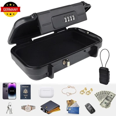 Strandsafe Handy Tresor Bade Reise Safe Zahlenschloss Mini Urlaub Wertsachen ✅ - Bild 1 von 4