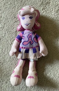 Doodlebops Dee Dee Plush Doll Pink and Purple 9" Stuffed Toy Lovey Piano Dress - Picture 1 of 4