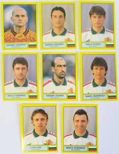 World Cup France 98 Lotto 8 Figurine Bulgaria Stoichkov Lechkov Borimirov - Picture 1 of 4
