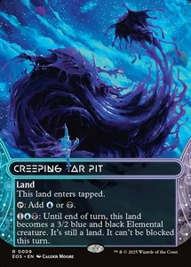 1x - Creeping Tar Pit -(borderless #09) - EOS Stellar Sights - NM MTG - Picture 1 of 1