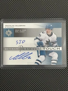 2024-25 UD Ultimate Collection MACKLIN CELEBRINI Personal Touch Auto "Sid" /25 - Bild 1 von 2