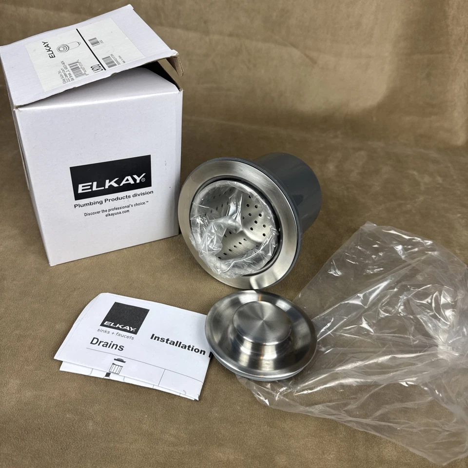 Elkay LKDD Stainless Steel 3-1/2" Deep Stainer Basket