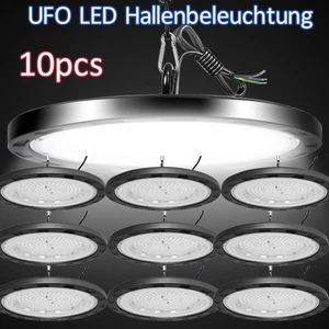 10X 500W UFO LED Hallenbeleuchtung Industrielampe Hallenstrahler Hallenleuchte - Bild 1 von 21