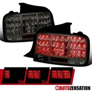 Fit 2005-2009 Ford Mustang GT Smoke Sequential LED Tail Lights Left+Right 05-09 - Picture 1 of 10