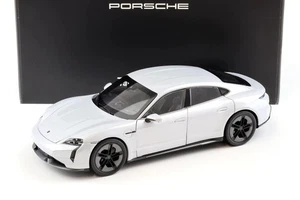 1:18 Norev Porsche Taycan Turbo S (J1.2) 2024 Ice grey with openings - Picture 1 of 4