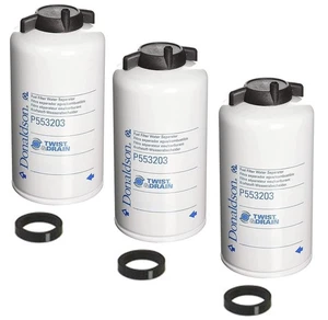 P553203 Donaldson Fuel Filter Water Sep (Pack of 3), Replaces Baldwin BF1321,... - Bild 1 von 2