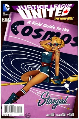 Justice League United (2014) #2B NM 9.4 Stargirl Bombshells Variant - Image 1 of 2