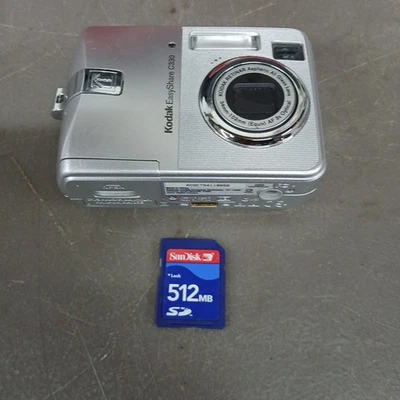 Kodak EasyShare C330 Digital Camera 4.0MP, 3X Zoom, Silver - Image 1 of 4