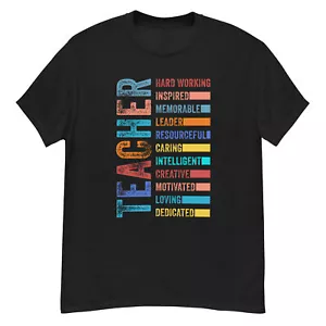 Back to School T-Shirts Lehrer Wertschätzung positive Worte Shirts - Bild 1 von 8