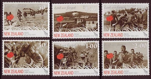 JUEGO DE 6 ANZAC NUEVA ZELAND 2008 SIN MONTAR COMO NUEVO - Imagen 1 de 1