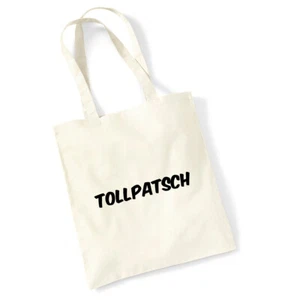 Jutebeutel Tollpatsch Schriftzug Tasche Baumwolle Geschenkidee Souvenir Präsent - Picture 1 of 36