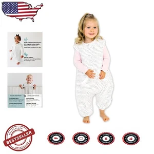 Breathable Toddler Sleep Sack 2T-3T - Footed, Machine Washable, Soft Comfort - Picture 1 of 10