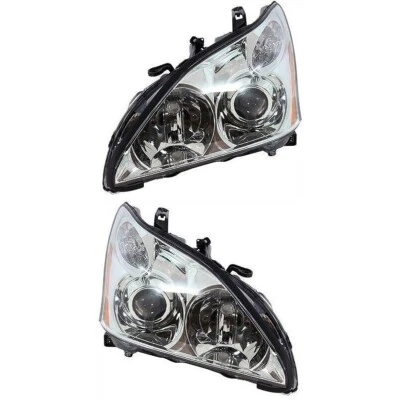Nuevo faro HID izquierdo y derecho luz lente y carcasa para Lexus Rx330 2004-2006 Foto 1 de 4