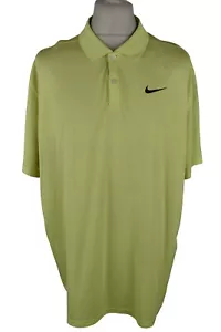 NIKE Green Polo T-Shirt size 2XL Mens Dri-Fit Sportswear Outdoors Outerwear - Picture 1 of 8