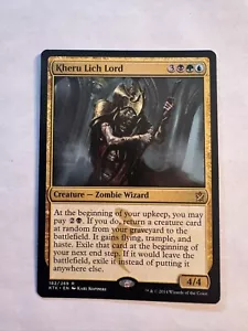 Kheru Lich Lord Khans of Tarkir LP MTG Magic - Picture 1 of 2