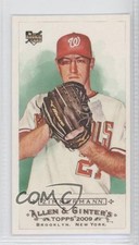 2009 Allen & Ginter's Mini Red Bazooka Back /25 Jordan Zimmermann #64 Rookie RC