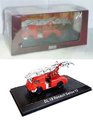 MODELLINO IN METALLO VIGILI DEL FUOCO - RENAULT GALION T2 SCALA 1:72 ATLAS NUOVO - Immagine 1 di 4