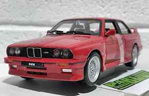 BMW E30 M3 1988 1:24 Scale Model Car Toy Childs Kids Mums Dads Xmas Gift Present