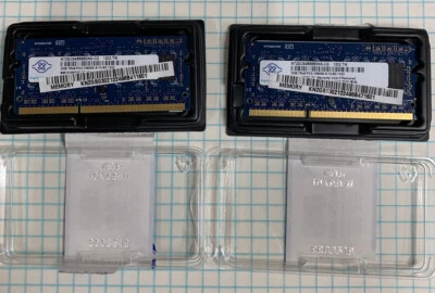 Nanya 4GB (2X2gb) DDR3 Memory SO-DIMM 204pin PC3-10600S 1333MHz SODIMM - Image 1 of 3