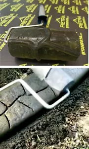 Rodillo de goma de hormigón sello pared piso impreso cemento piedra roca hormigón - Imagen 1 de 5