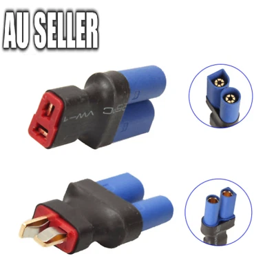 EC5 to T-Plug Deans Female Male Adapter Connector Ultra Compact for RC  - image 1 of 4