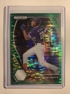 2021 Panini Prizm Draft Picks Jordan McCants RC Green Pulsar #PDP88