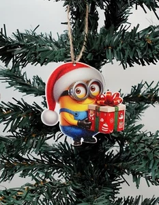 Despicable Me Minion Christmas Ornament Dave Jerry Santa Holiday Tree Decor 2D - Picture 1 of 4