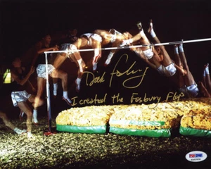 Dick Fosbury SIGNIERT 8x10 Foto + Fosbury Flop Olympische Spiele ITP PSA/DNA SIGNIERT - Bild 1 von 1