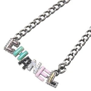 Gargantilla mujer CHANEL Logo estrás 【Usada】 - Imagen 1 de 8