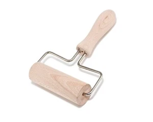 Dough/Pasta Handle Wooden Roller, Pizza/Pie/Pastry Rolling - On Sheet & Corner - Picture 1 of 3